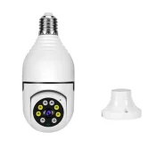 دوربین مداربسته چرخشی لامپی مدل PTZ LAMP WIFI V380