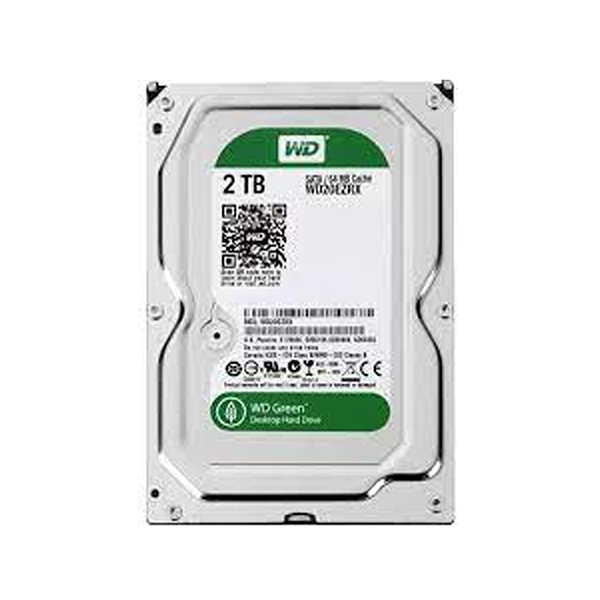 هارد اینترنال ظرفیت 2 ترابایت سبز وسترن (باگارانتی اصلی) Western Digital Green