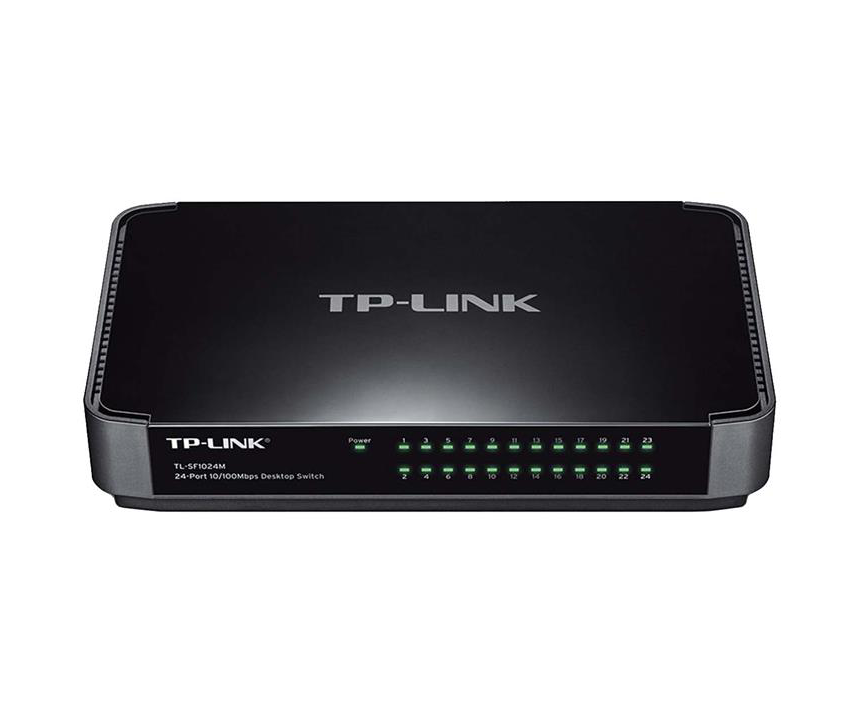 TP-Link 24-port switch model TL-SF1024M سوئیچ 24 پورت تی پی لینک مدل TL-SF1024M