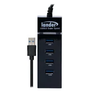 هاب 4 پورت USB 3.0 مدل H4 برند LANDER