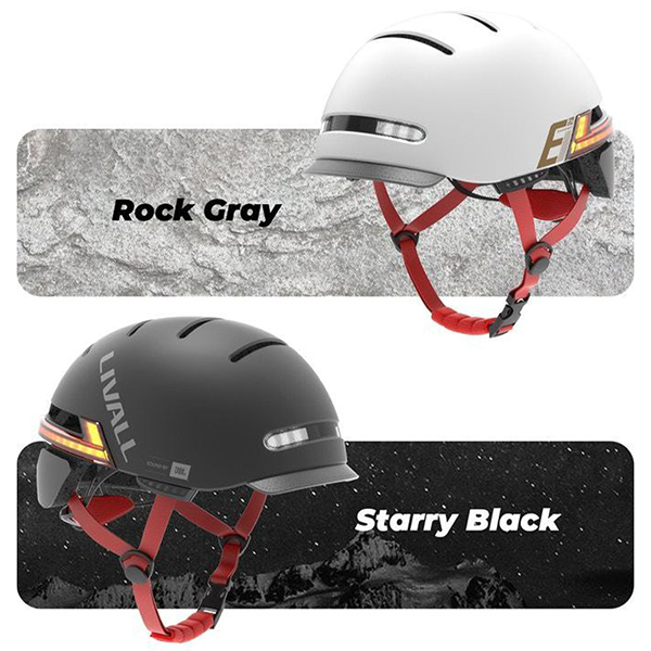2-LIVALL smart helmet کلاه ایمنی هوشمند LIVALL