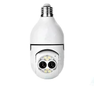 دوربین طرح لامپی چرخشی وایرلس مدل 2 لنز