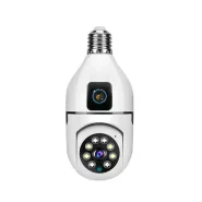 دوربین لامپی دولنز Dual Lens Wireless Bulb Camera