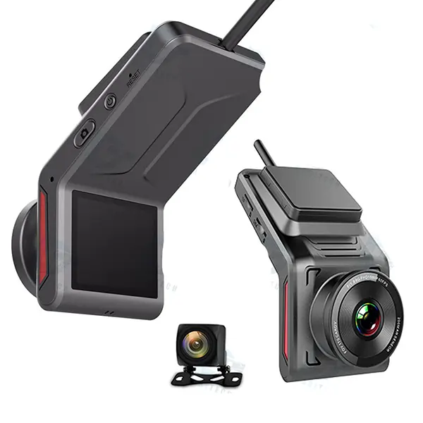 44 دوربین ثبت وقایع خودرو K18 سیمکارتی 4G با GPS و دوربین عقب