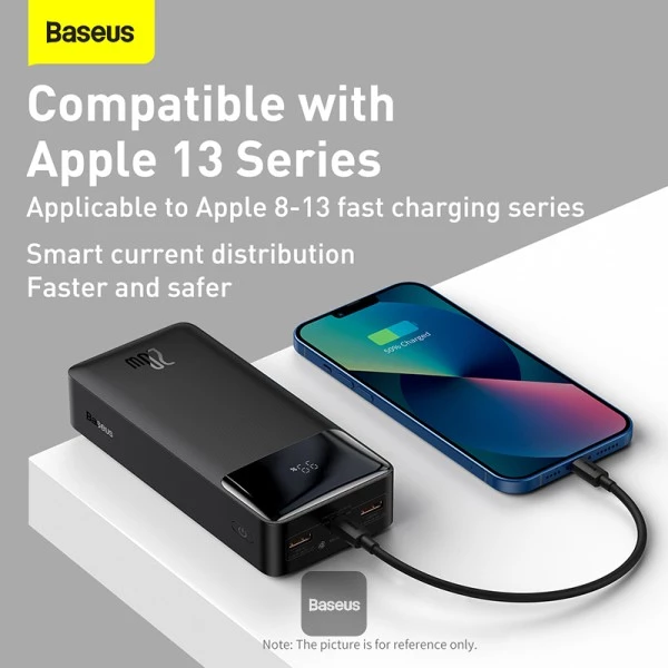 1-Besos PPDML-N 30000mAh power bank پاوربانک باسئوس مدل PPDML-N01 ظرفیت 30000 میلی آمپر ساعت