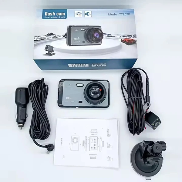3 دوربین ثبت وقایع 2 لنز صفحه لمسی تاچ مدل T720TP