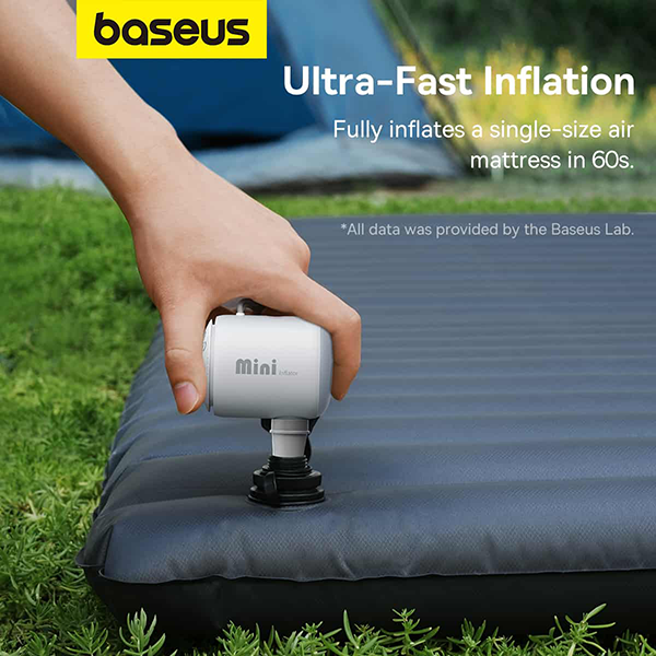 1-Portable Air Pump پمپ باد شارژی بیسوس مدل Portable Air Pump