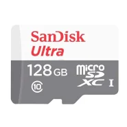 کارت حافظه microSDXC سن دیسک مدل Ultra کلاس 10 استاندارد UHS-I U1 سرعت 100MBps ظرفیت 128 گیگابایت