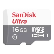 کارت حافظه microSDHC سن دیسک مدل Ultra کلاس 10 استاندارد UHS-I U1 سرعت 80MBps 533X ظرفیت 16 گیگابایت