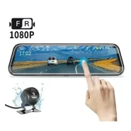 دوربین ثبت وقایع 10 اینچ تمام صفحه تاچ Starlight Night Vision Dash Cam