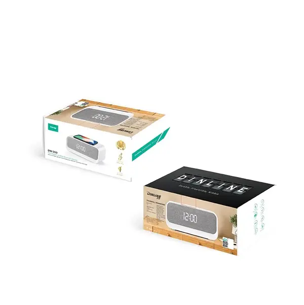 14-2 اسپیکر بلوتوثی و شارژر بی سیم قابل حمل DINLINE مدل DW-300