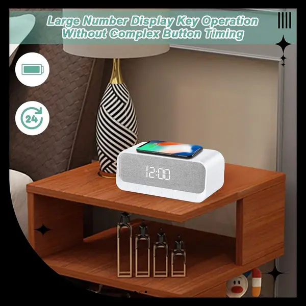 14-3 اسپیکر بلوتوثی و شارژر بی سیم قابل حمل DINLINE مدل DW-300
