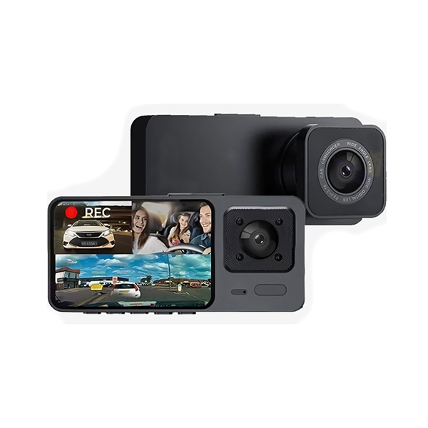 4-Car dash cam 3 lens model s10 دوربین ثبت وقایع خودرو 3 لنز مدل s10