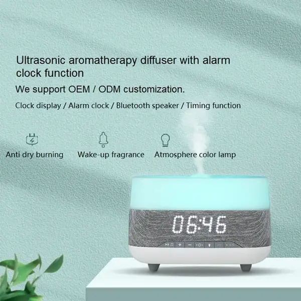 AROMA DIFFUSER3 دستگاه بخورسرد و آروما تراپی و اسپیکر AROMA DIFFUSER
