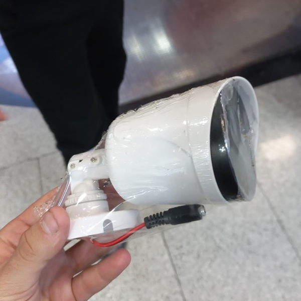 CCTV ماکت دوربین مداربسته بولت دارای چراغ LEDبسیارطبیعی