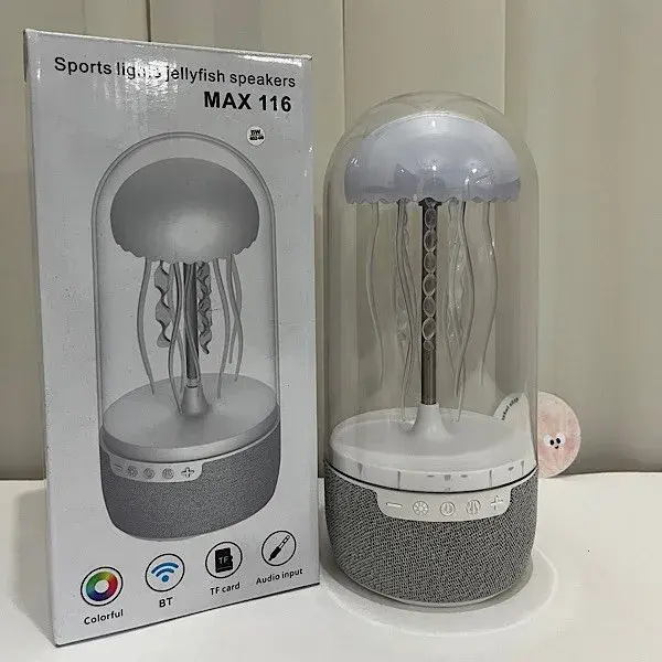 MAX1135 چراغ خواب و اسپیکر JELLYFISH مدل MAX113 طرح عروس دریایی