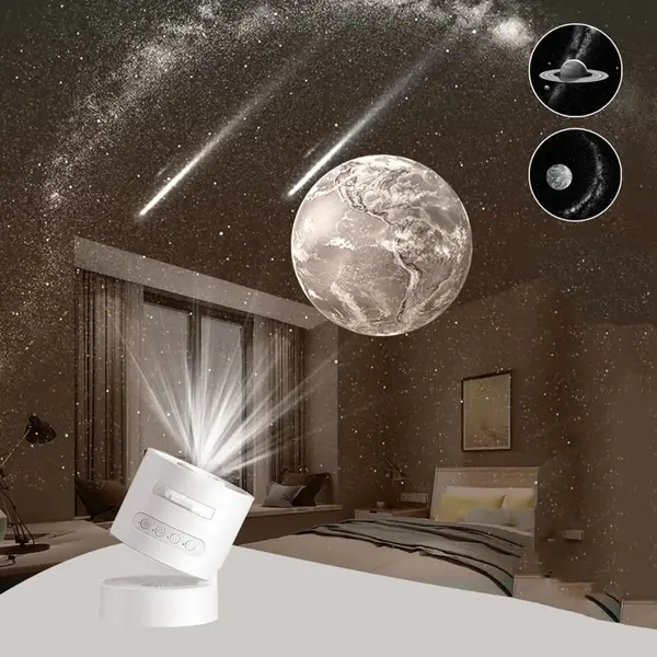 S02-6 چراغ خواب رومیزی و اسپیکر STAR VISION PROJECTOR مدل S02