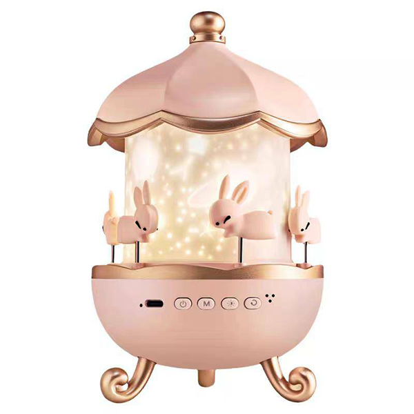 karosel11 چراغ خواب پروژکتور خرگوشی