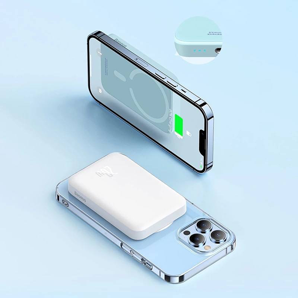 1-Magsif Besos power bank, capacity 20000 mAh, 20 watts پاوربانک مگسیف بیسوس ظرفیت 20000 میلی آمپر 20 وات