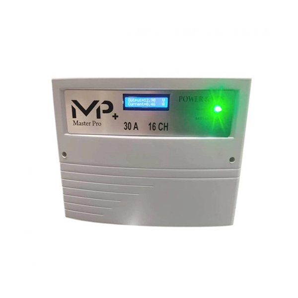 یو پی اس ۱۲ ولت ۳۰ آمپر LCD مسترپرو مخصوص دستگاه ۱۶ کانال ( باتری بیرونی )