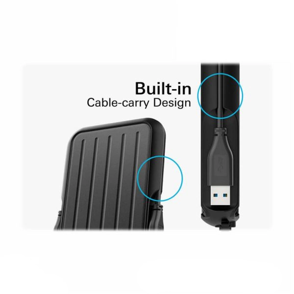 2 حافظه اچ دی دی اکسترنال سیلیکون پاور مدل Armor A66 ظرفیت 1 ترابایت