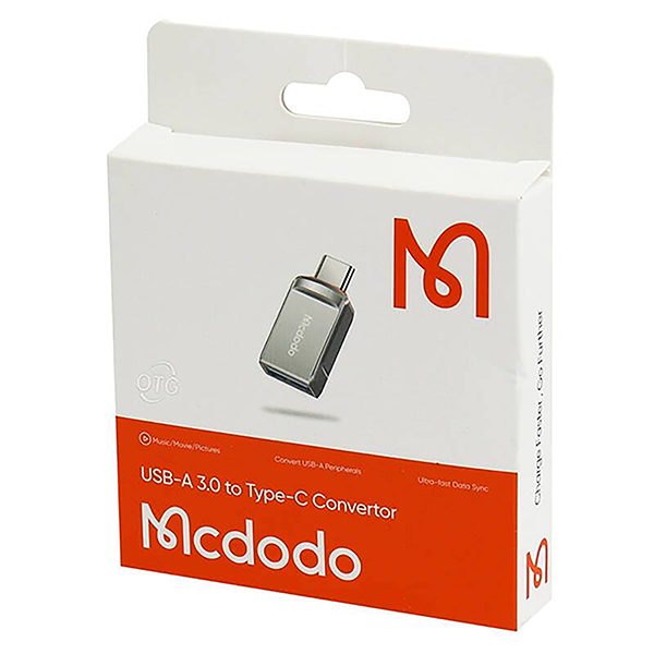 5-OTG MC dodo type C مبدل USB به Type C برند مک دودو OTG MC dodo type C