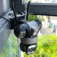 دوربین مداربسته مینی اسپید دام SMQ11 مدل V380 سیمکارتی 12 مگاپیکسل
