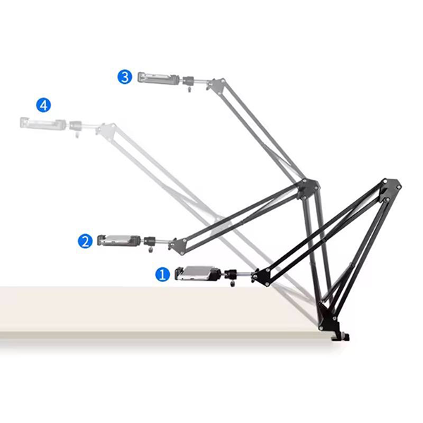 4-Mobile-and-tablet-holder-for-mounting-on-the-edge-of-a-table-or-bed هولدر نگهدارنده موبایل و تبلت نصب لبه میز و تخت