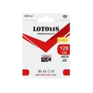 کارت حافظه 128گیگ microSDHC لوتوس استاندارد 10 مدل 667X