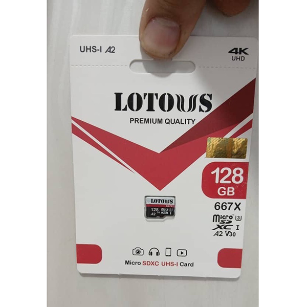 کارت حافظه 128گیگ microSDHC لوتوس استاندارد 10 مدل 667X