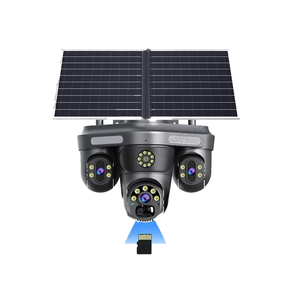 3-OKAM Solar SIM Card Camera with Three Lenses and Three Images دوربین سولارسیمکارتی سه لنز سه تصویر OKAM