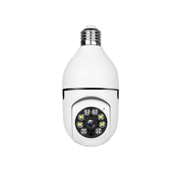 3-OKAM WiFi single lens bulb camera دوربین لامپی چرخشی وای فای تک لنز