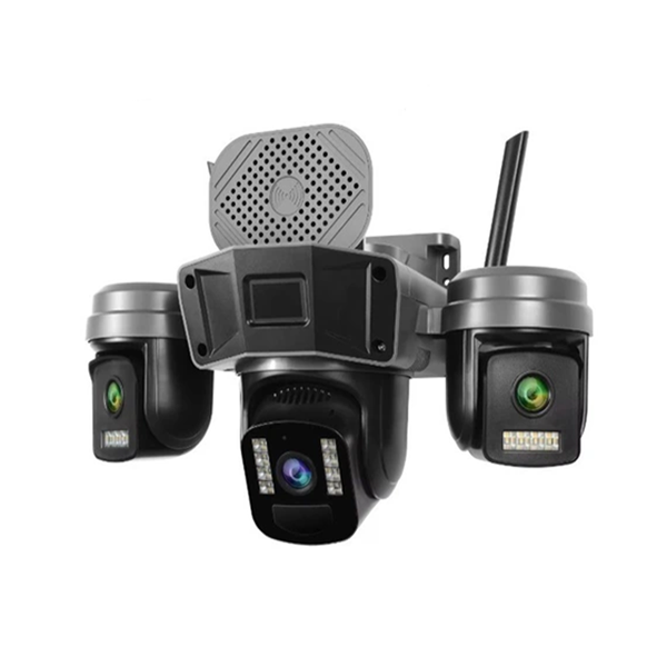 l1 دوربین مداربسته مینی اسپیددام سیمکارتی سهلنز اوکم PRO L1 Three-Lens Mini Speed Dome