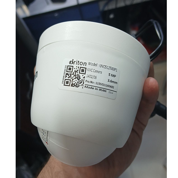 5-UVC512T43P1 دوربین مداربسته دام برایتون 5 مگ مدل UVC512T43P1