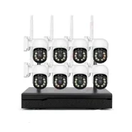 پکیج دوربین مداربسته چرخشی بیسیم ، وایرلس ، وای فای 8 کانال 3 مگاپیکسل مدل ESEE Cloud