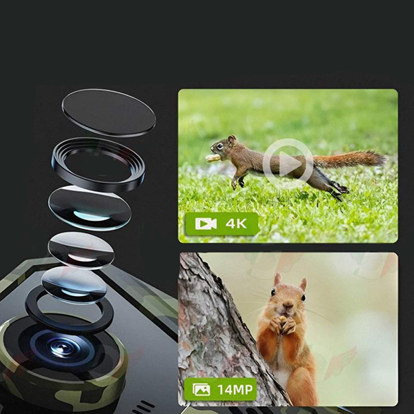 022 دوربین تله ای، شکار محیط بانی و حیات وحش(Trail Camera)سولار و سیمکارتی مدل HW23