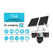 دوربین مینی اسپیددام سیمکارتی سولار چهار لنزه OKAM PRO مدل TA4