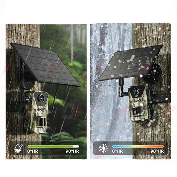 033 دوربین تله ای، شکار محیط بانی و حیات وحش(Trail Camera)سولار و سیمکارتی مدل HW23