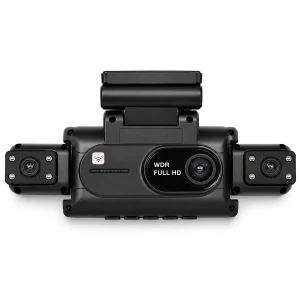 نمای پشت دوربین ثبت وقایع خودرو ۴ لنز WiFi مدل CarVision X4 با پایه چسبی